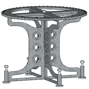 Steampunk Tisch dxf und SVG-Dateien für Plasma oder Laserschneiden