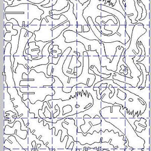 Red Raptor Scales Pattern Raptor Dinosaur Full Scale Pattern. Pdf Format for 1/2 Inch Wood ...