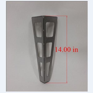 14 in. steel table leg SET OF FOUR 14 ga steel