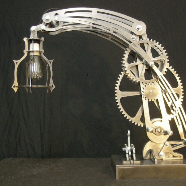 dxf file, Steam punk lamp for plasma cutting