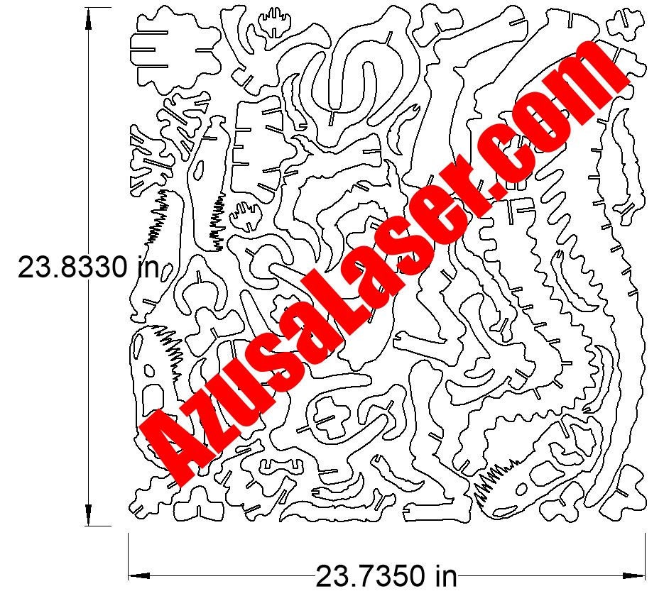 Dinosaur file for CNC plasma or laser cutting SVG and .dxf formats