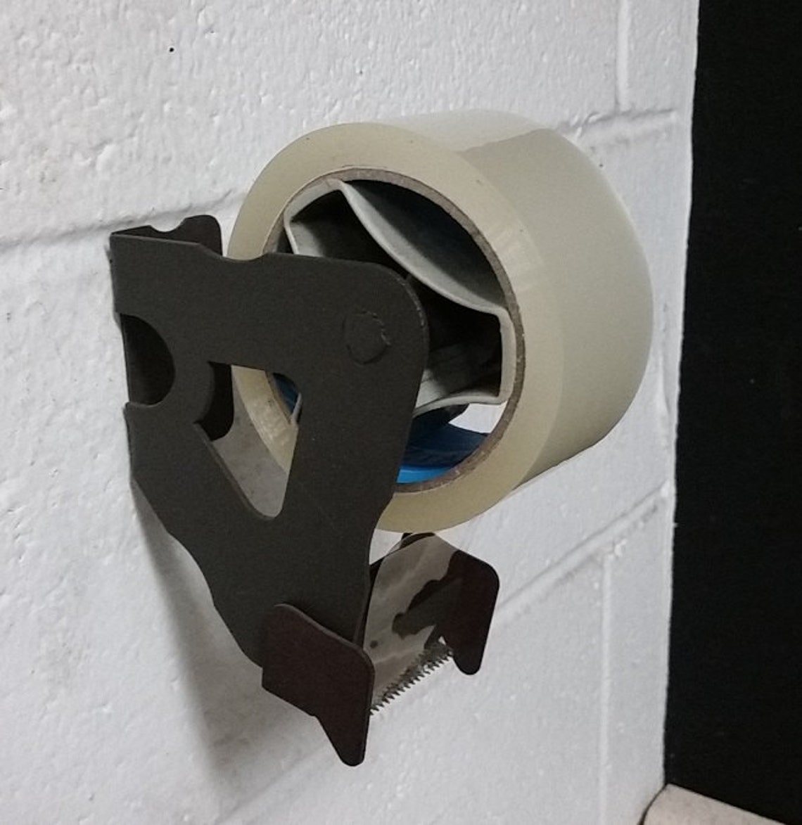 Packaging Tape Dispenser Desk or Wall Mounted With Blade Guard Etsy
