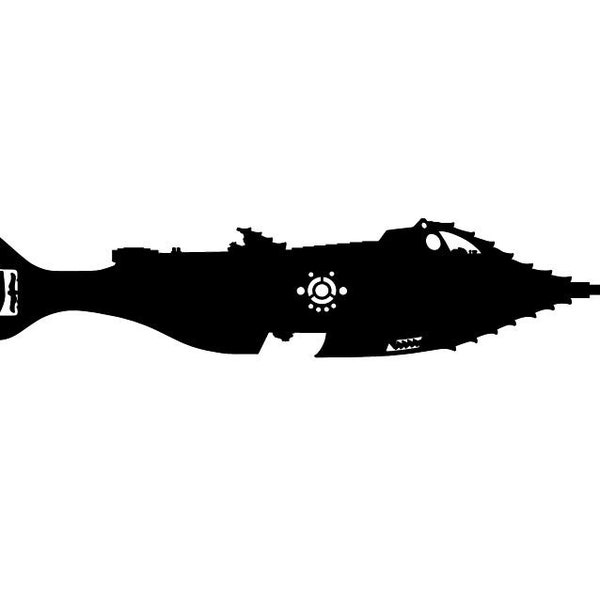 Nautilus Submarine CNC file, dxf and SVG format file(s) for plasma or laser cutting