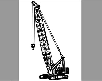 Crawer Crane dxf file and/or svg file