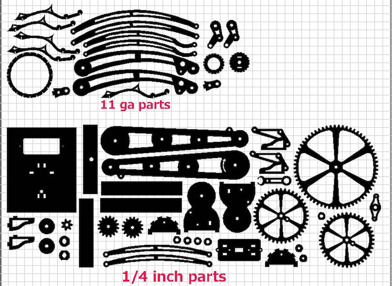 Steampunk Steel Desk Lamp Dxf File for CNC Plasma Cutting Etsy