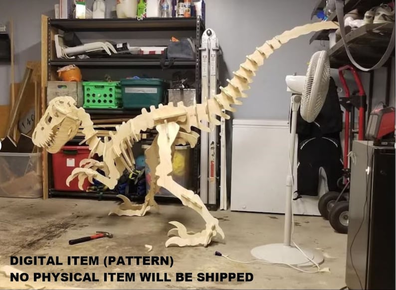Raptor Dinosaur Pattern. Dxf and SVG Format Files for Router or Laser ...