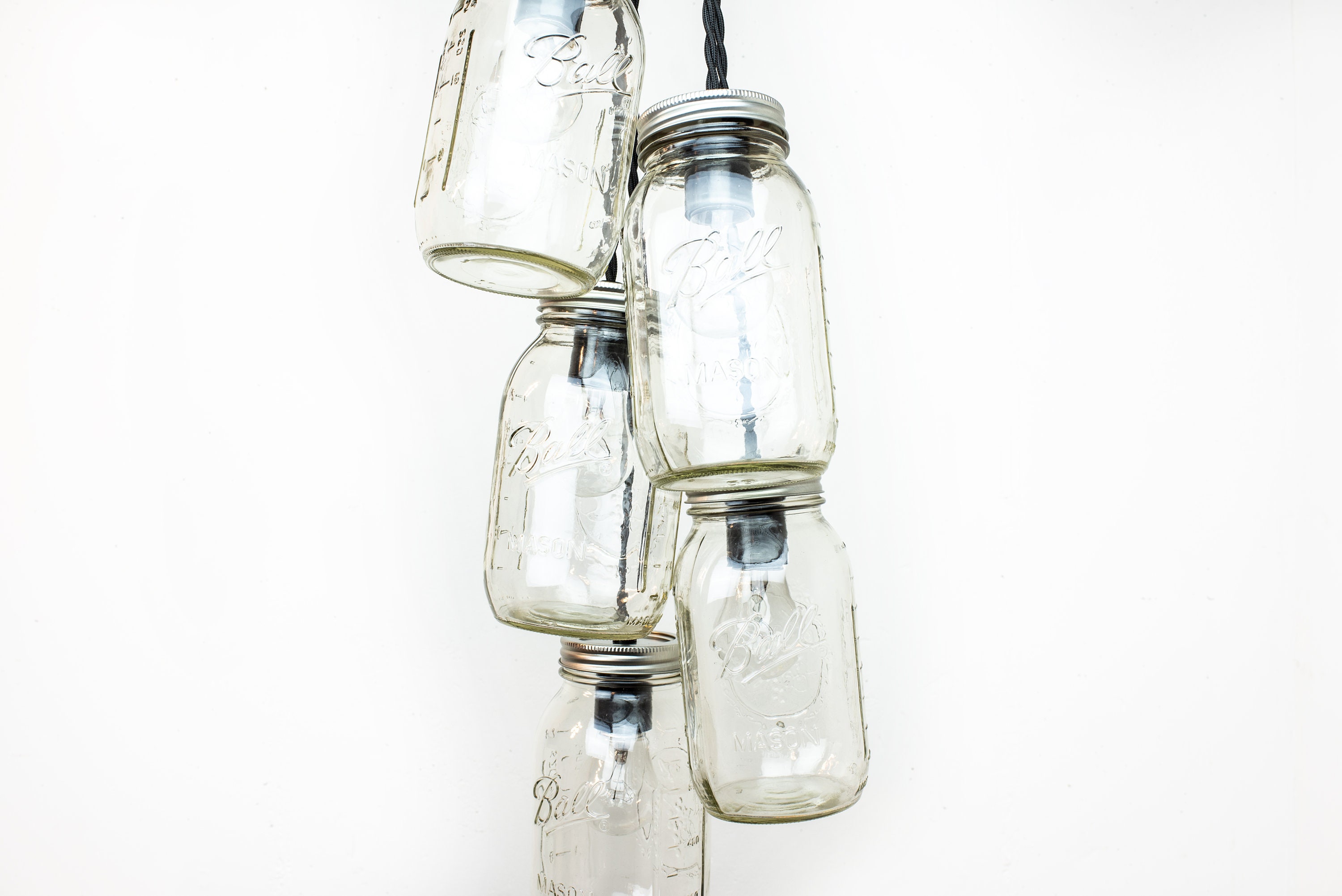 Mason Jar Chandelier Mason Jar Light Fixture Ball Jar Ceiling