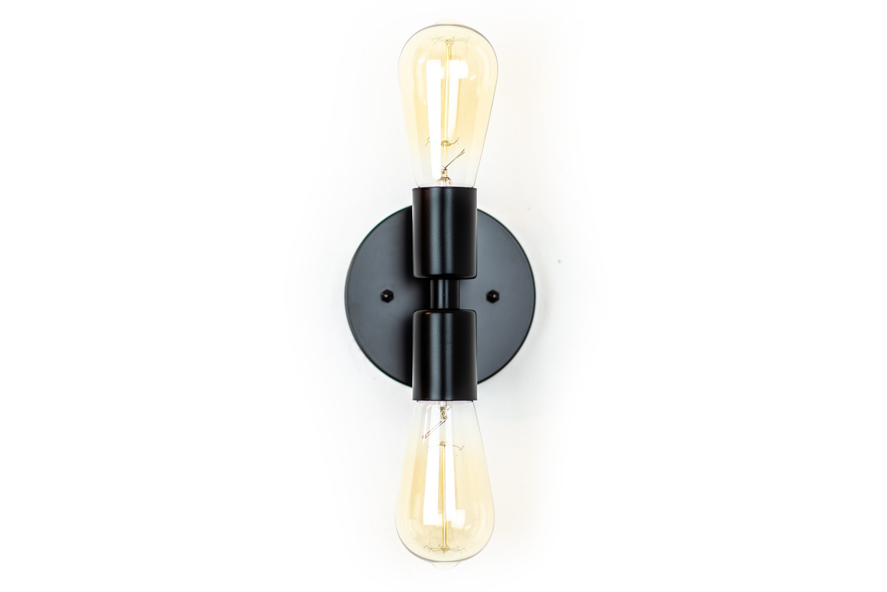 Black Wall Sconce Mid Century Wall Sconce Hallway Lighting Modern