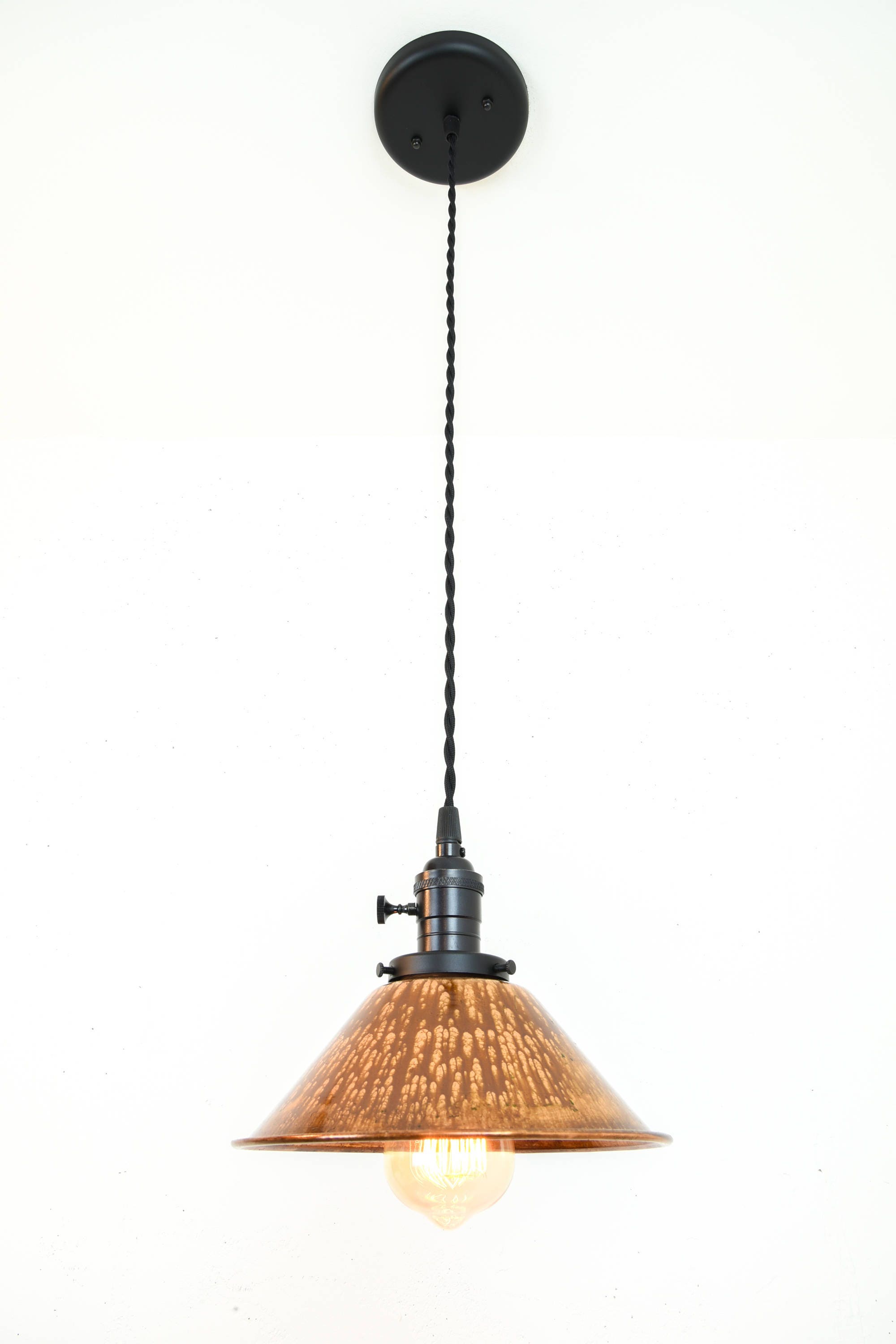 Kitchen Copper Pendant Light Fixture Industrial Pendant Lighting