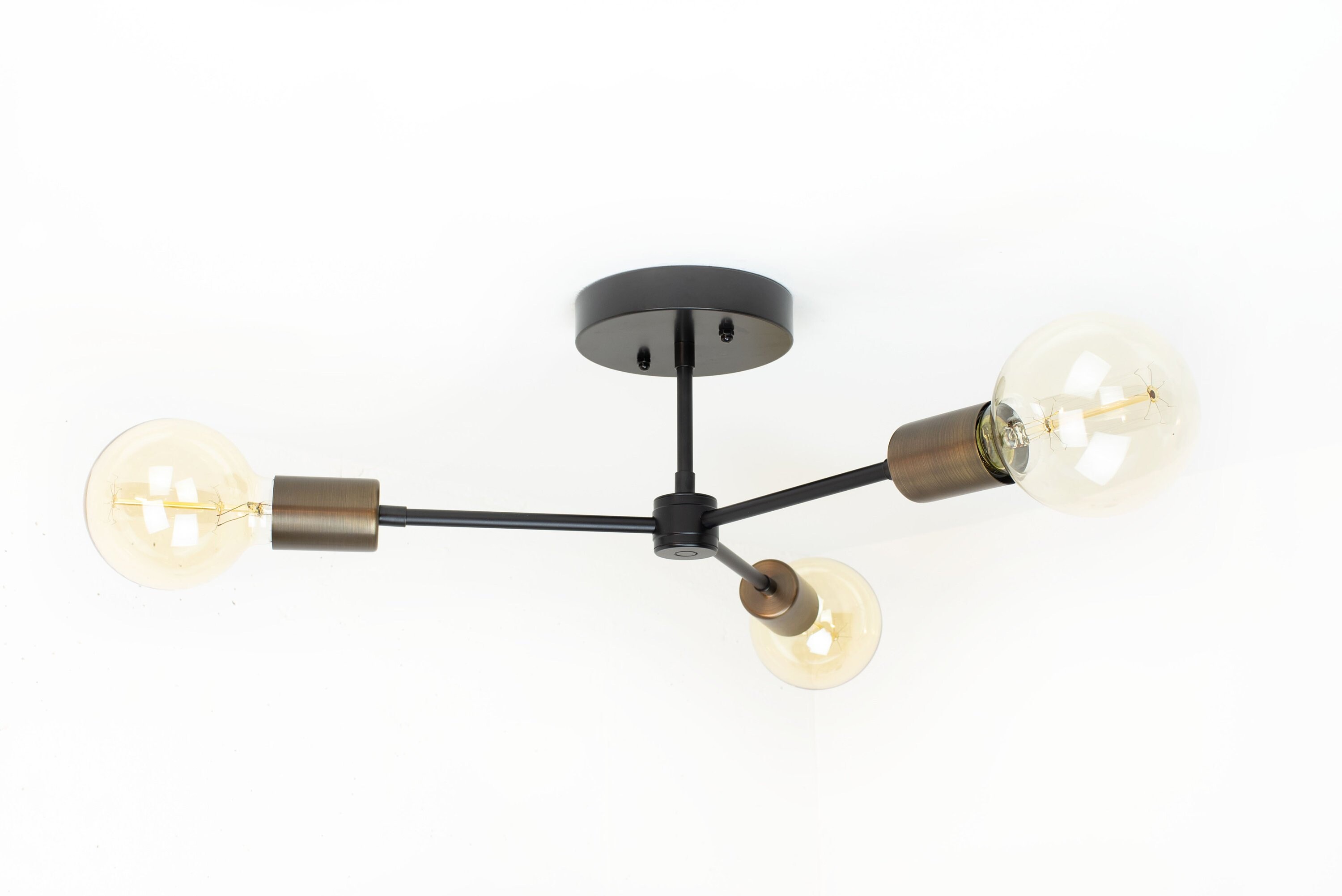 Sputnik Chandelier Flush Mount Ceiling Light Mid Century