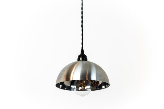 Stainless Steel Pendant Light Hanging Fixture Plug Image 0