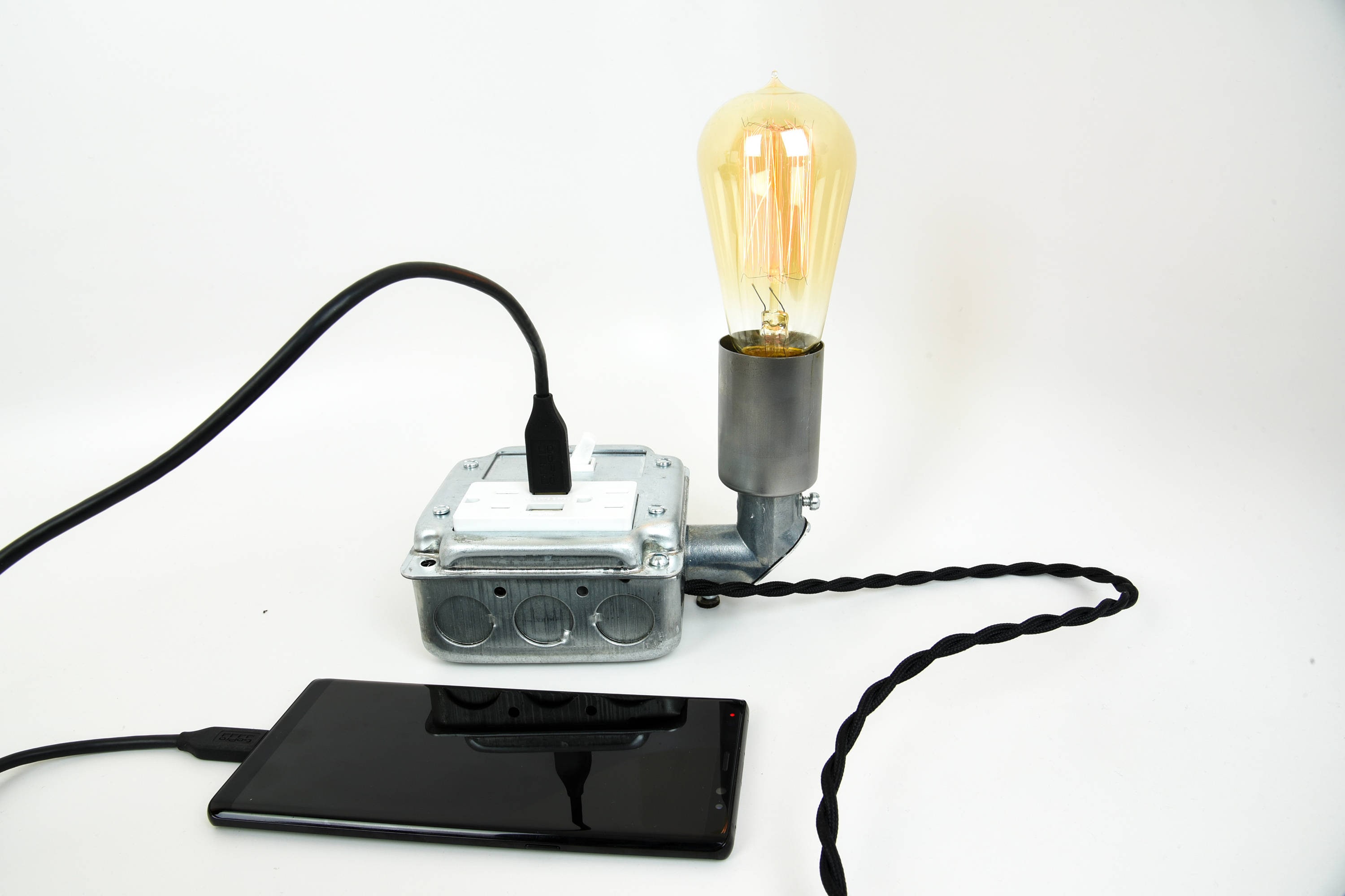 Table Lamp Usb Charging Station Fast Table Lamp Usb Charging Station Fast Light Desk S Receptacles Phone Decor
