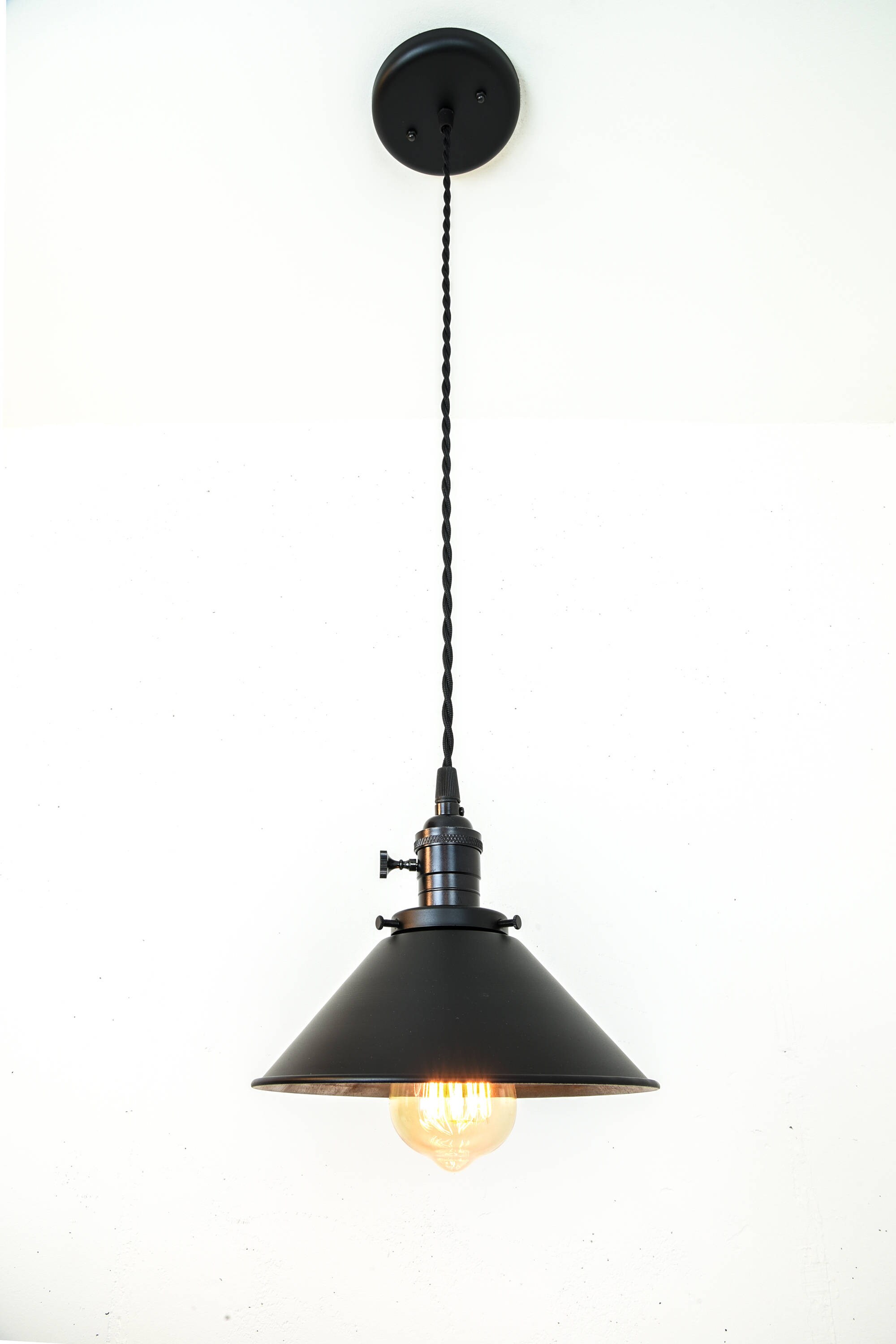 Black Pendant Light Country Light Fixture Hanging Light Plug