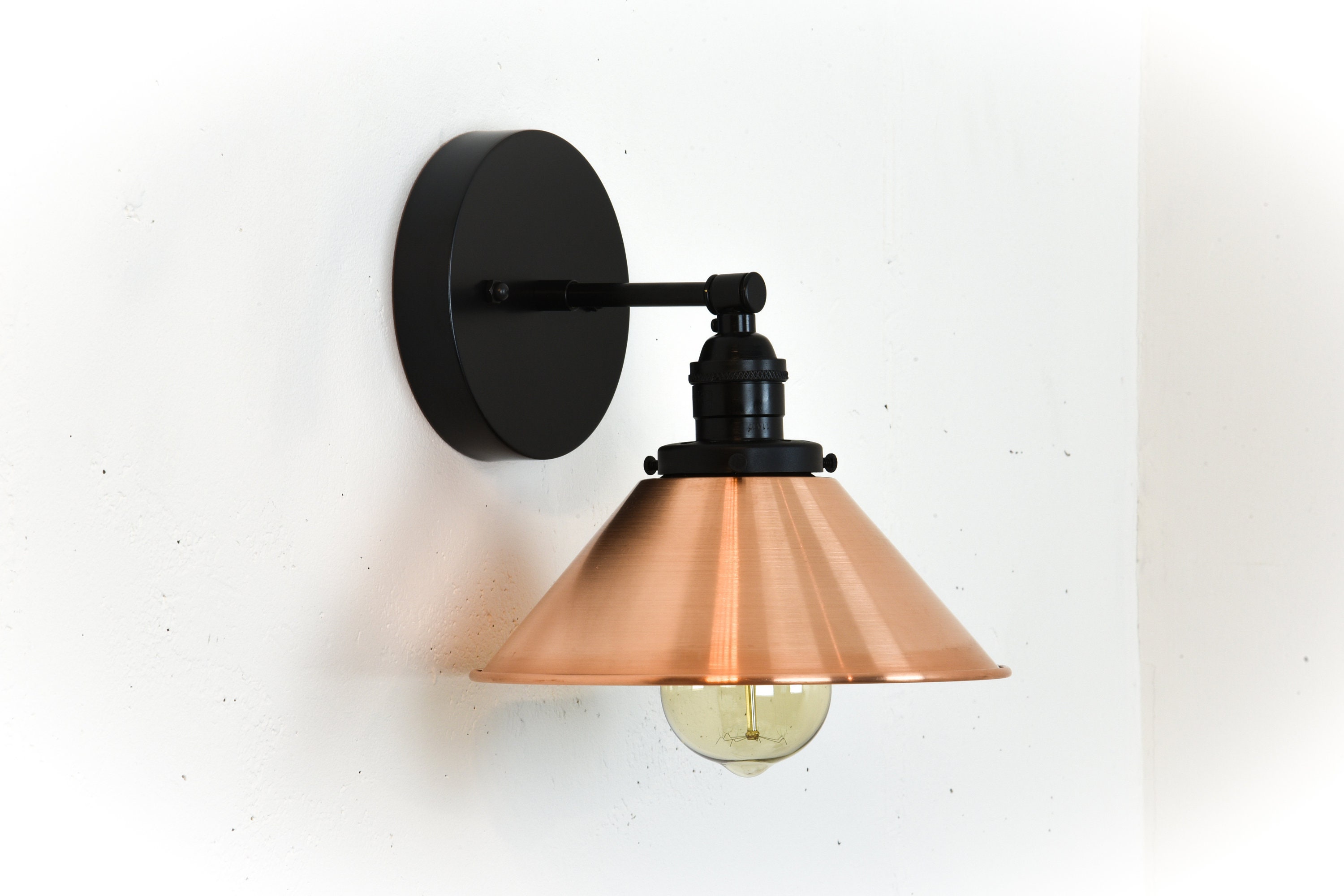 Industrial Wall Lamp Copper Wall Sconce Vanity Lights