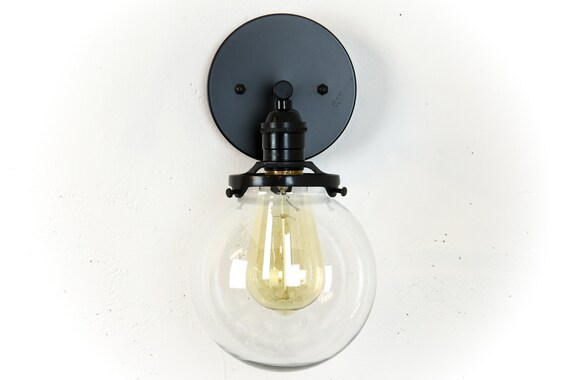 Globe Bathroom Lights Vanity Lighting Modern Wall Lamp Etsy