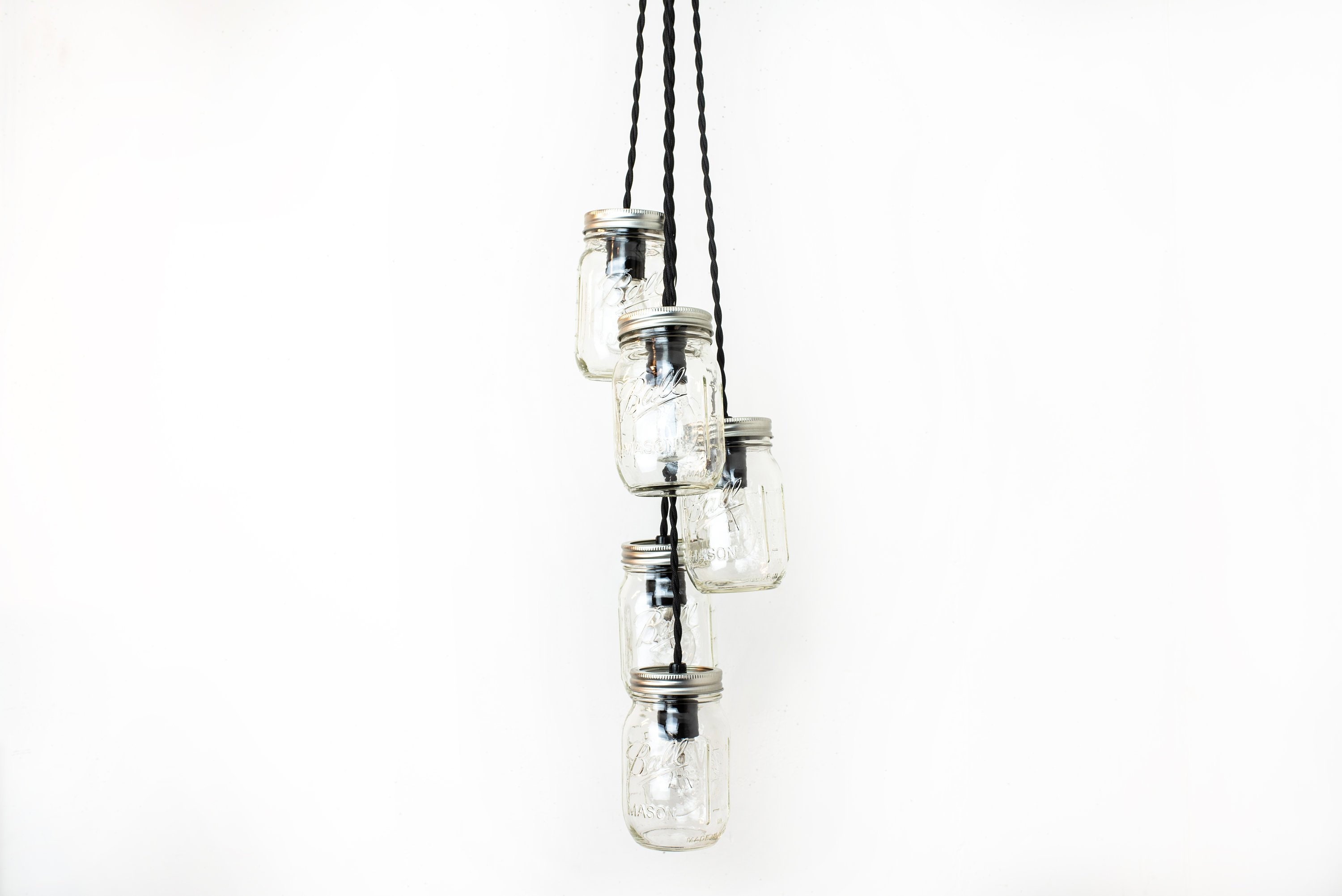 Mason Jar Chandelier Mason Jar Light Fixture Ball Jar Ceiling