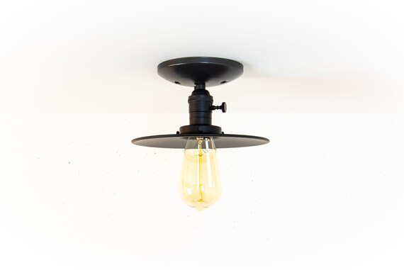 Ceiling Light Fixture Flush Mount Ceiling Light Industrial Lighting Modern Decor Industrial Chic Farmhouse Decor Rustic Country