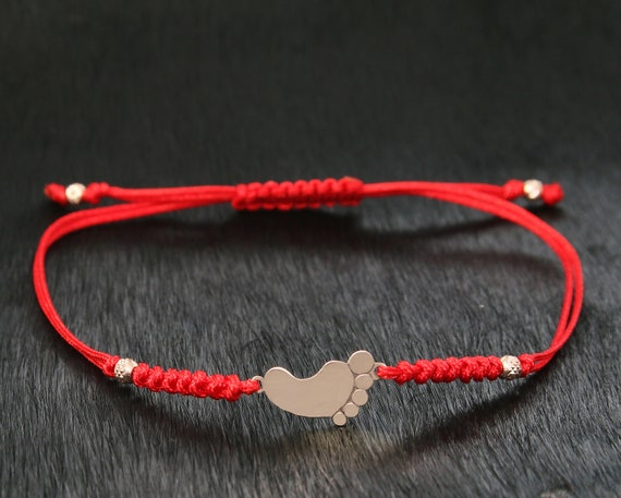 Red string bracelet / 17, Gold jewellery, Jewellery