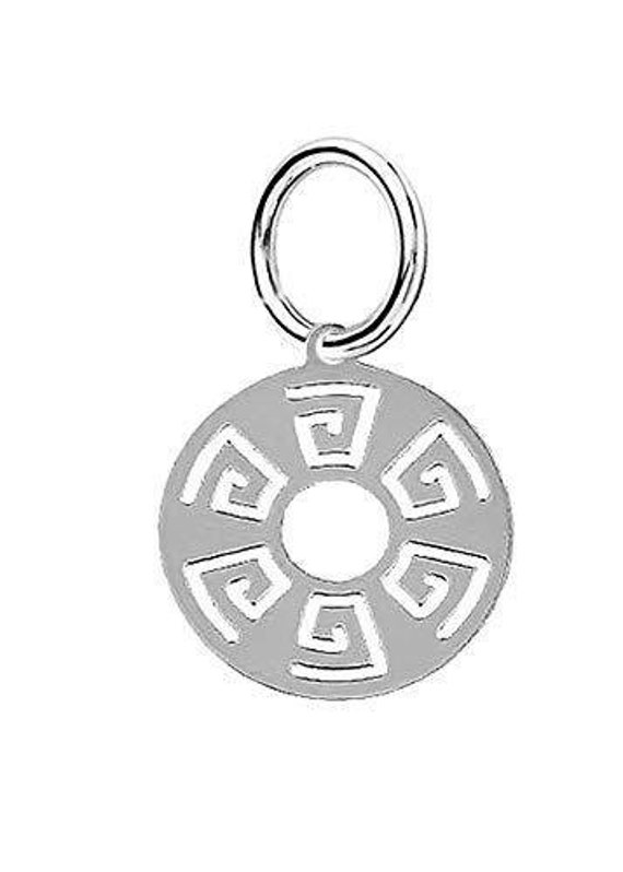 Sólido de plata esterlina 925 corazón encanto colgante C39P