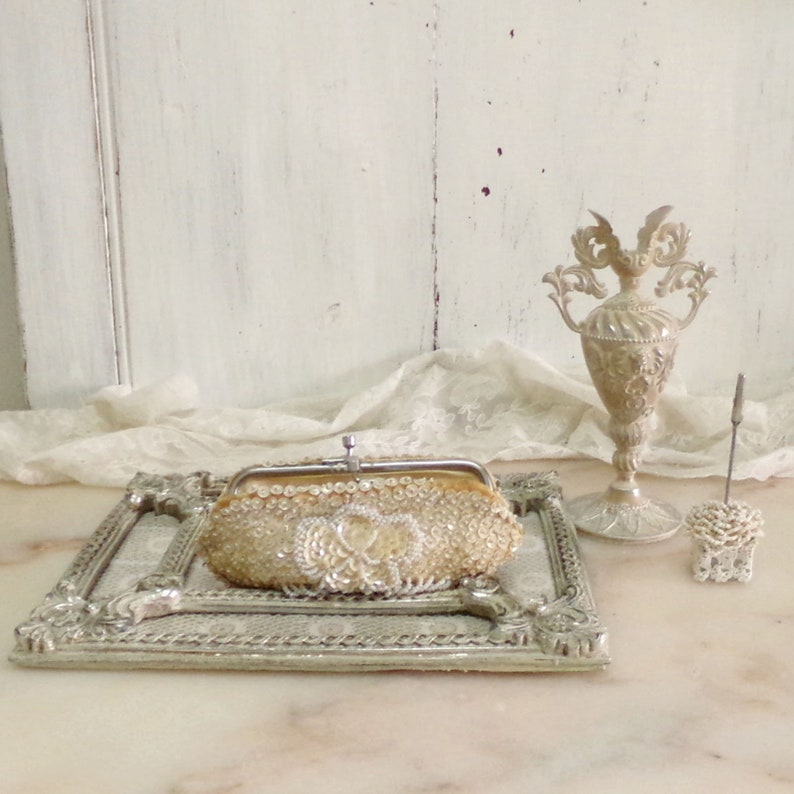 Vintage purse photo jewelry holder display tray set Etsy