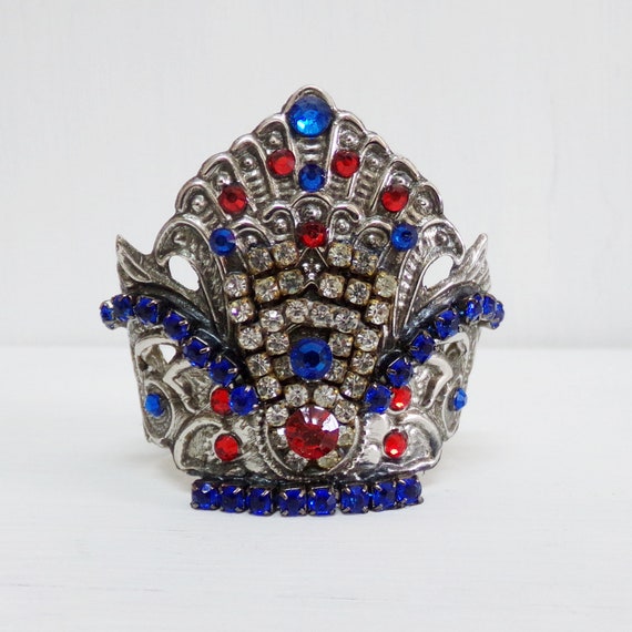 Royal English rhinestones Crown statues mini