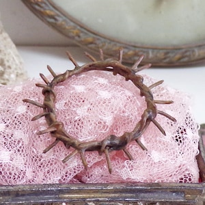 27 mm - RAMOS como Jesus Cristo coroa de espinhos Cruz crucifixo cruz estátua decoração