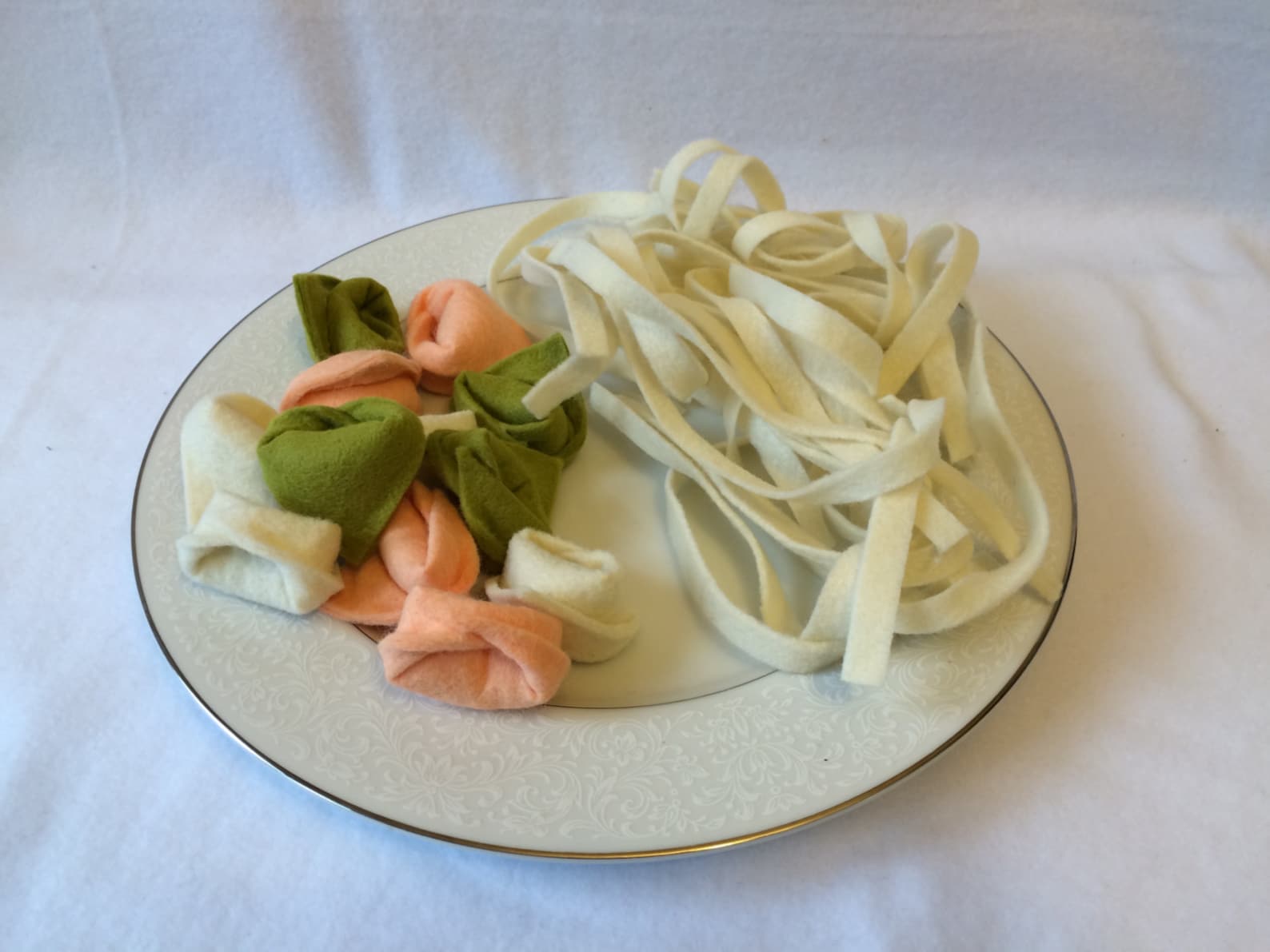 Felt Pasta Set of 8 Felt Food Play Food Noodles Ravioli Etsy