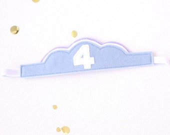 Rainbow Crown Felt-Pastel birthday outfit -Pastel rainbow Cake smash outfit -Rainbow Birthday crown-Rainbow Party- Pastel Crown