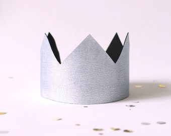 Silver crown - Christmas Crown -Matching Christmas outfit -Adult Crown -Boy Crown -Christmas Crown Kidsst Birthday Crown - Cake Smash Outfit