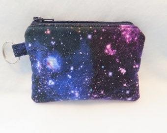 Coin Purse/Change Purse/Galaxy Coin Purse/Zipper Pouch/Outer Space Coin purse