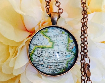 Custom Map/ Charleston Map Jewelry