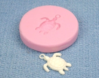 Silicone mold, silicone moulds,  silicone rubber mold, resin molds, silicone soap molds,  for making turtle charm