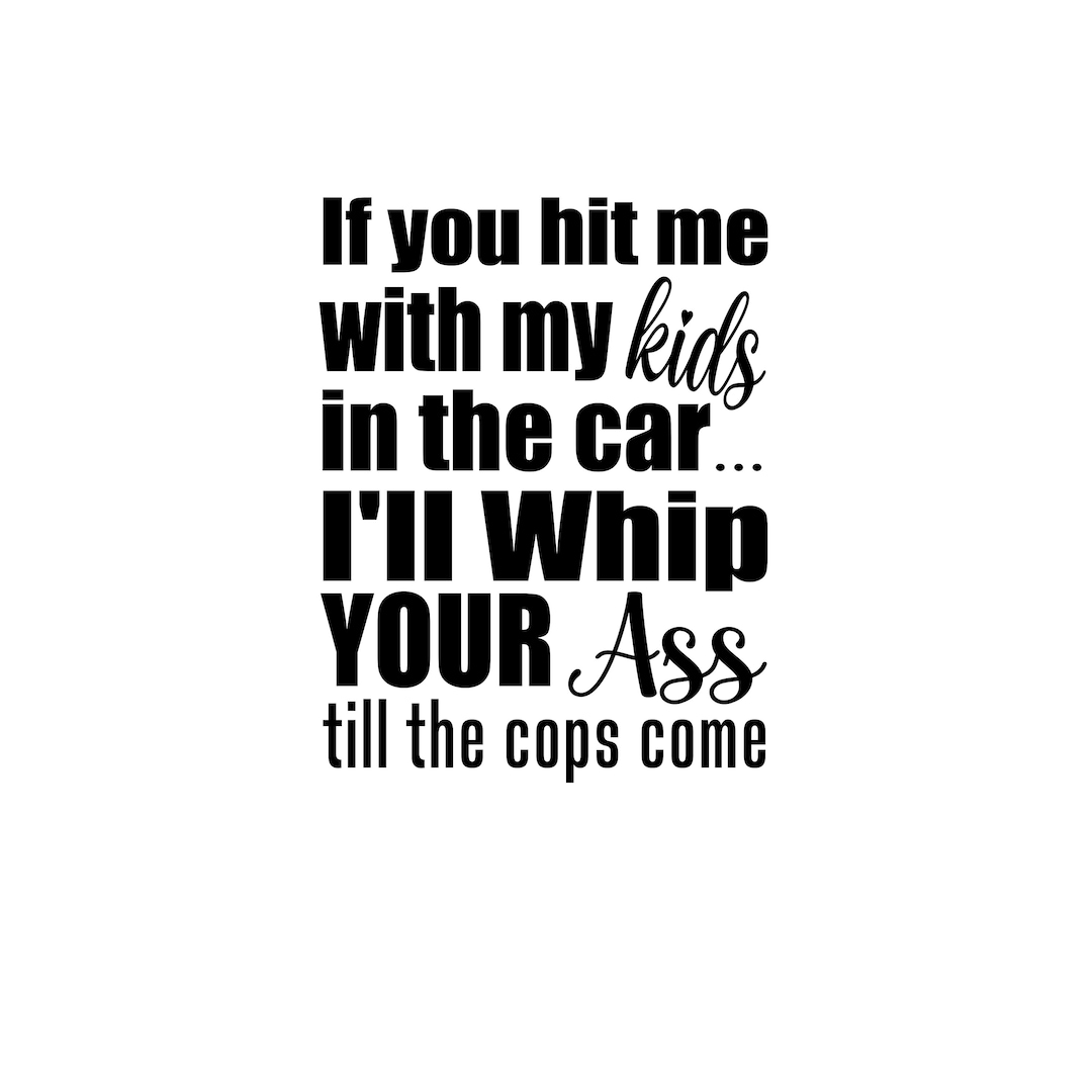 Funny Car Decal: 