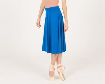 3-Panel Skirt - Slinky Marl 26" Skirt - Royal