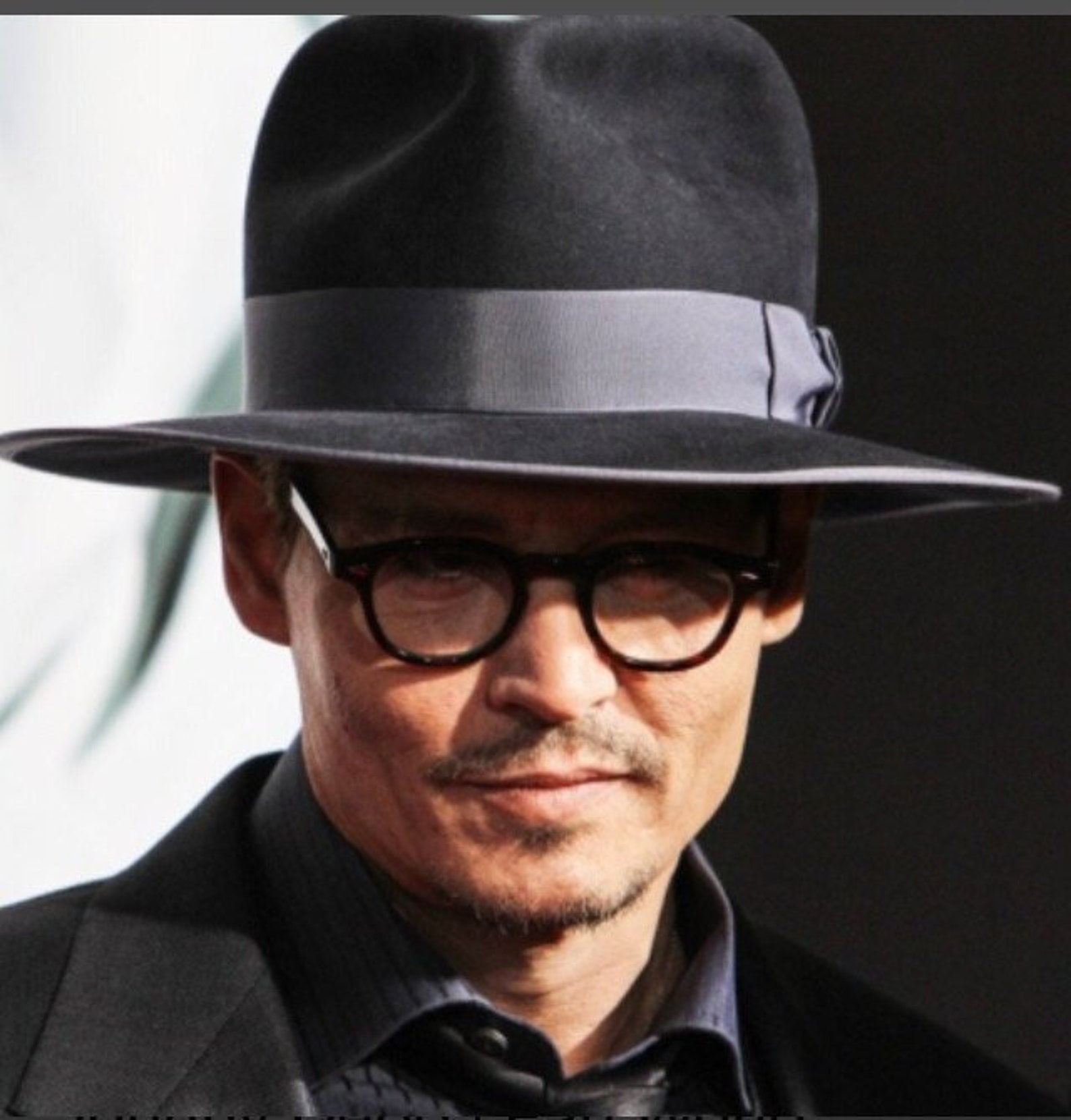 Wide Brimmed Johnny Depp Replica Fedora Custom Fedora Hat - Etsy Australia