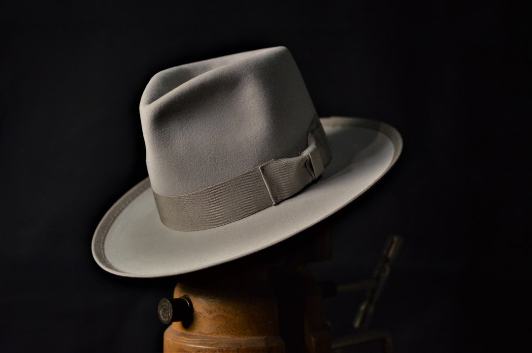 Grey Johnny Depp Fedora Fur Felt Made to Order. - Etsy