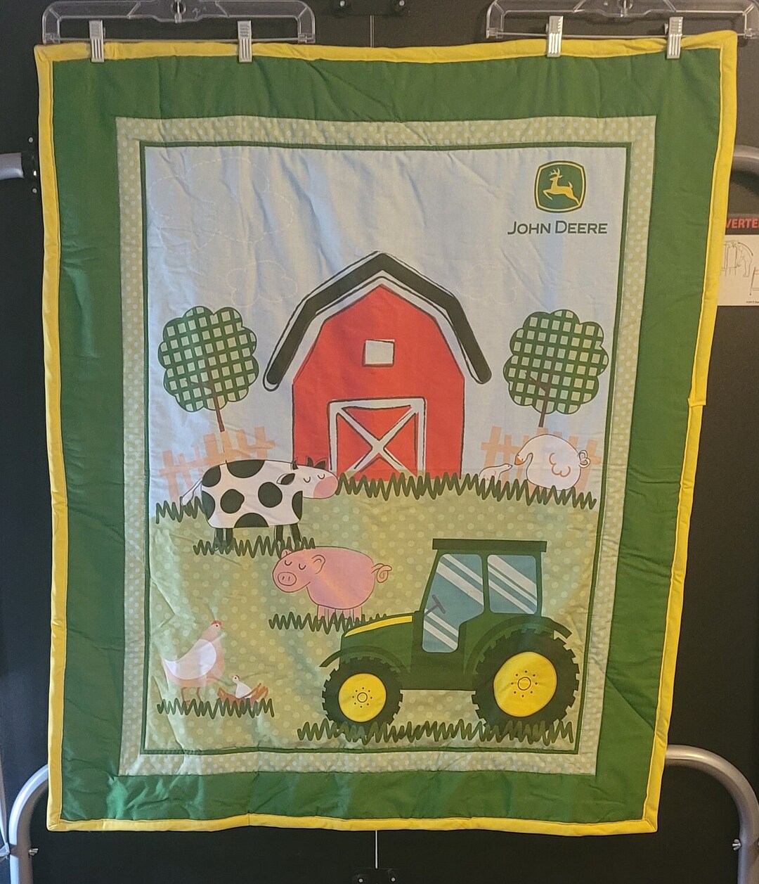 John Deere Blanket Etsy