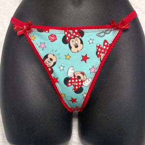 Disney Mickey Net Underwear Sweet Cartoon Mickey Sexy Charming Mid