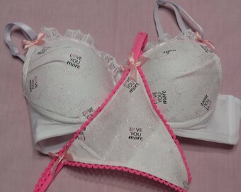 Love You More Bra and Panty set