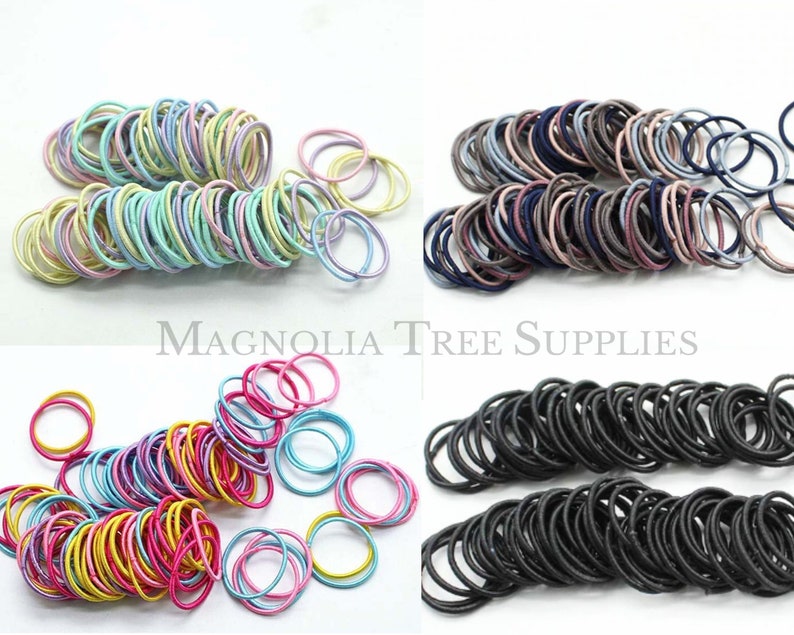 3cm Hair Elastics Small Elastic Ponytail Hair Bands Etsy