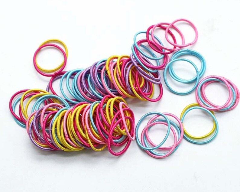 3cm hair Elastics Small Elastic Ponytail Hair Bands Etsy