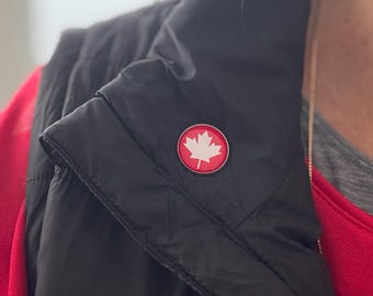 Canadian Maple Leaf Pin, Made in Canada Pin, Elbows Up, Canadian Pride, Canada Flag Pin, True North Pin, Canadian Made