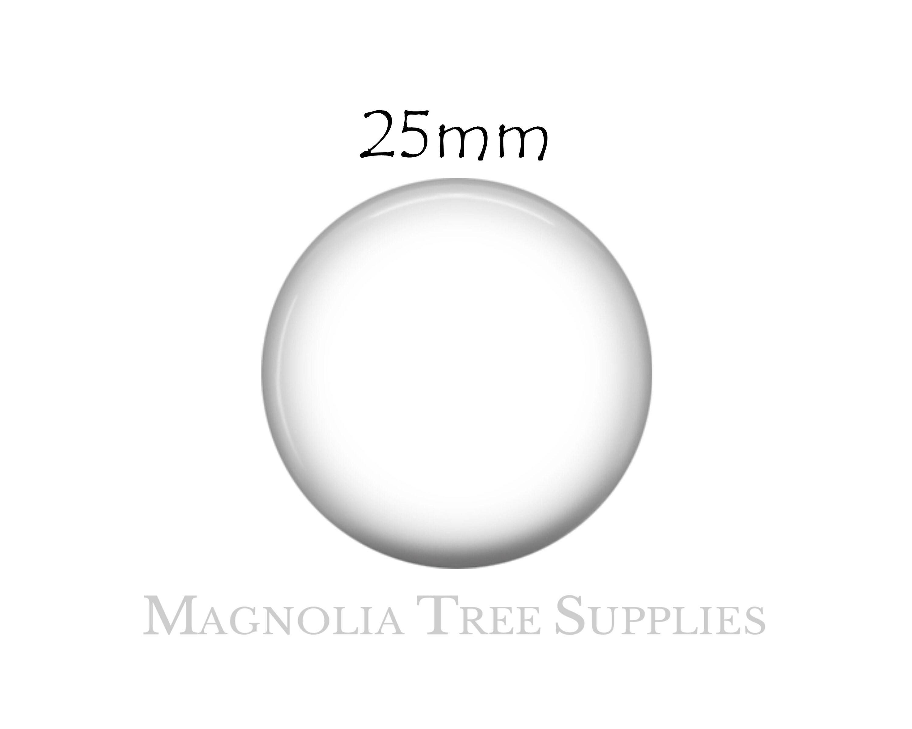 1 Inch Clear Round Epoxy Stickers Domes Adhesive Seals Etsy