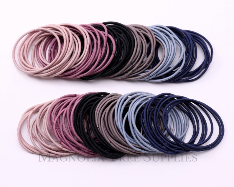 2cm Hair Elastics Small Elastic Ponytail Hair Bands Etsy