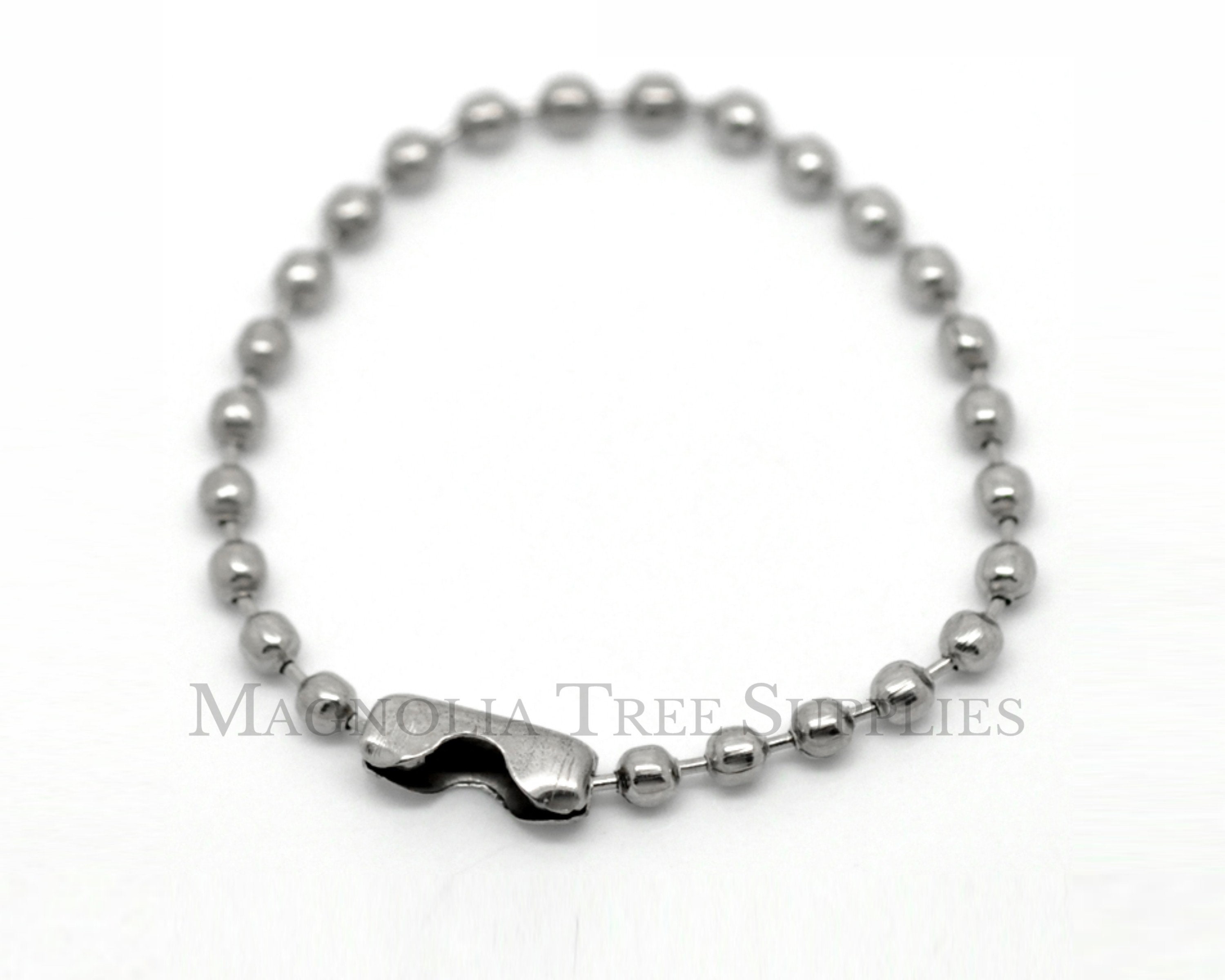 BULK Silver Ball Chain Connectors Silver Ball Chain Keychain Etsy Canada