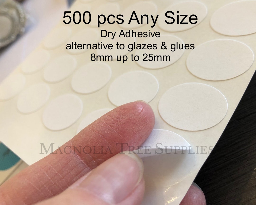BULK 500pieces Self Adhesive Backing Stickers, Clear Adhesive Photo