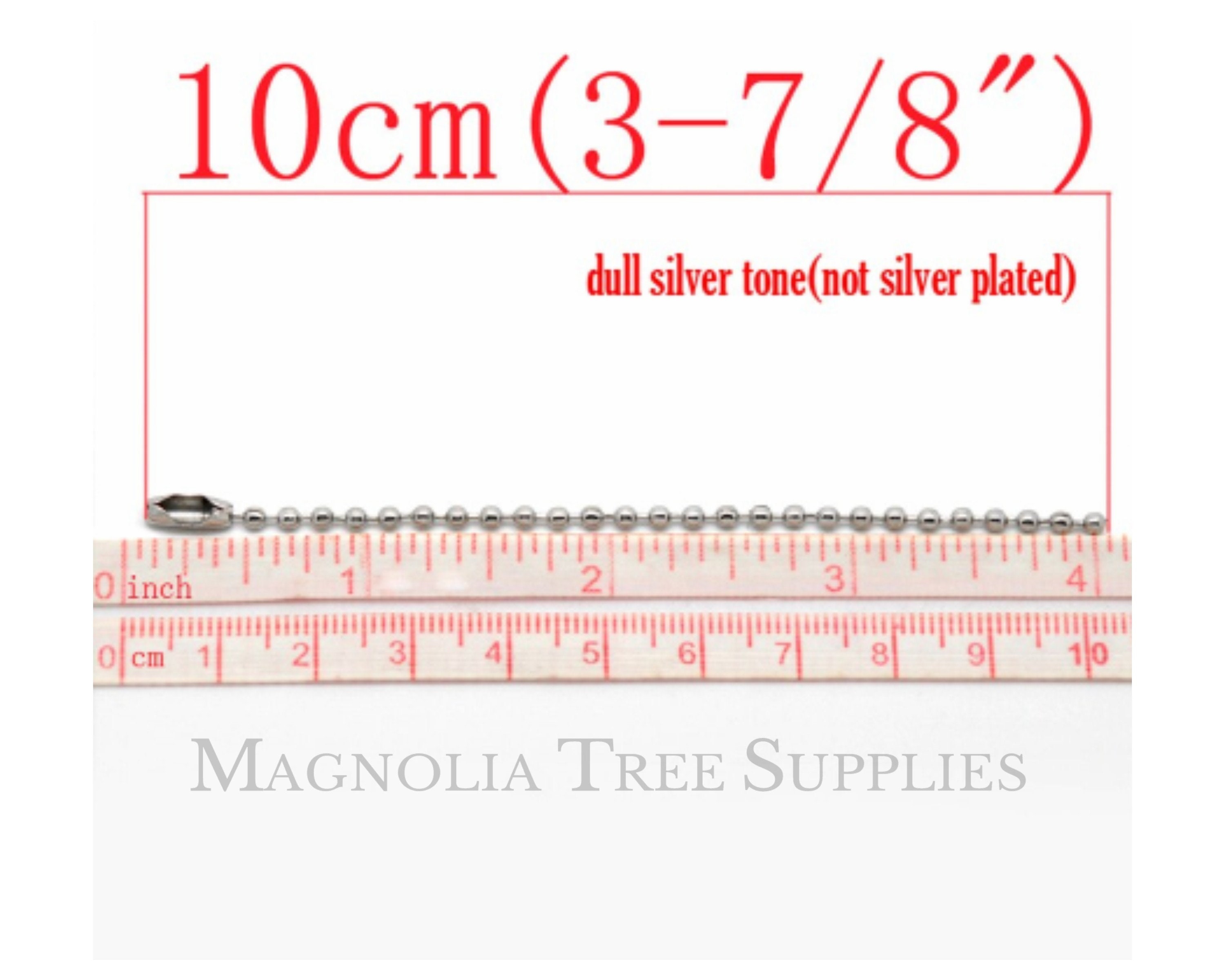 BULK Silver Ball Chain Connectors Silver Ball Chain Keychain Etsy Canada