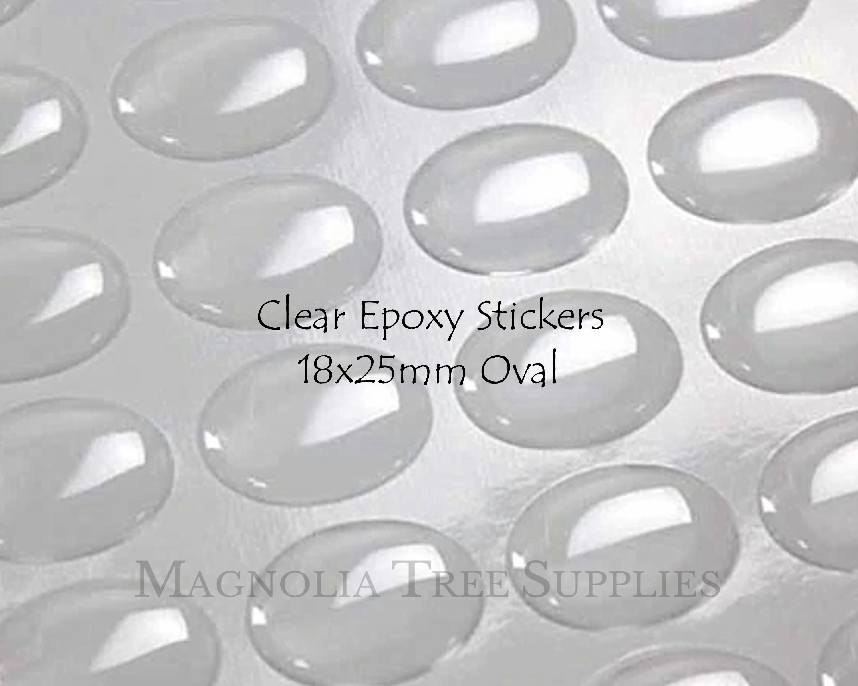 18x25mm Oval epoxy stickers adhesive epoxy domes resin epoxy