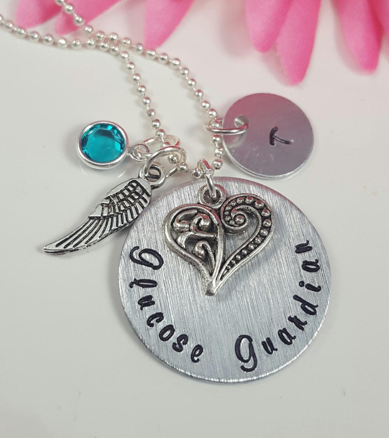 Medical Necklace TYPE 1 DIABETES Medical Alert Necklace Hand Etsy