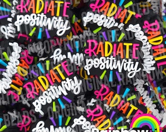Radiate Positivity Silicone Focal Beads